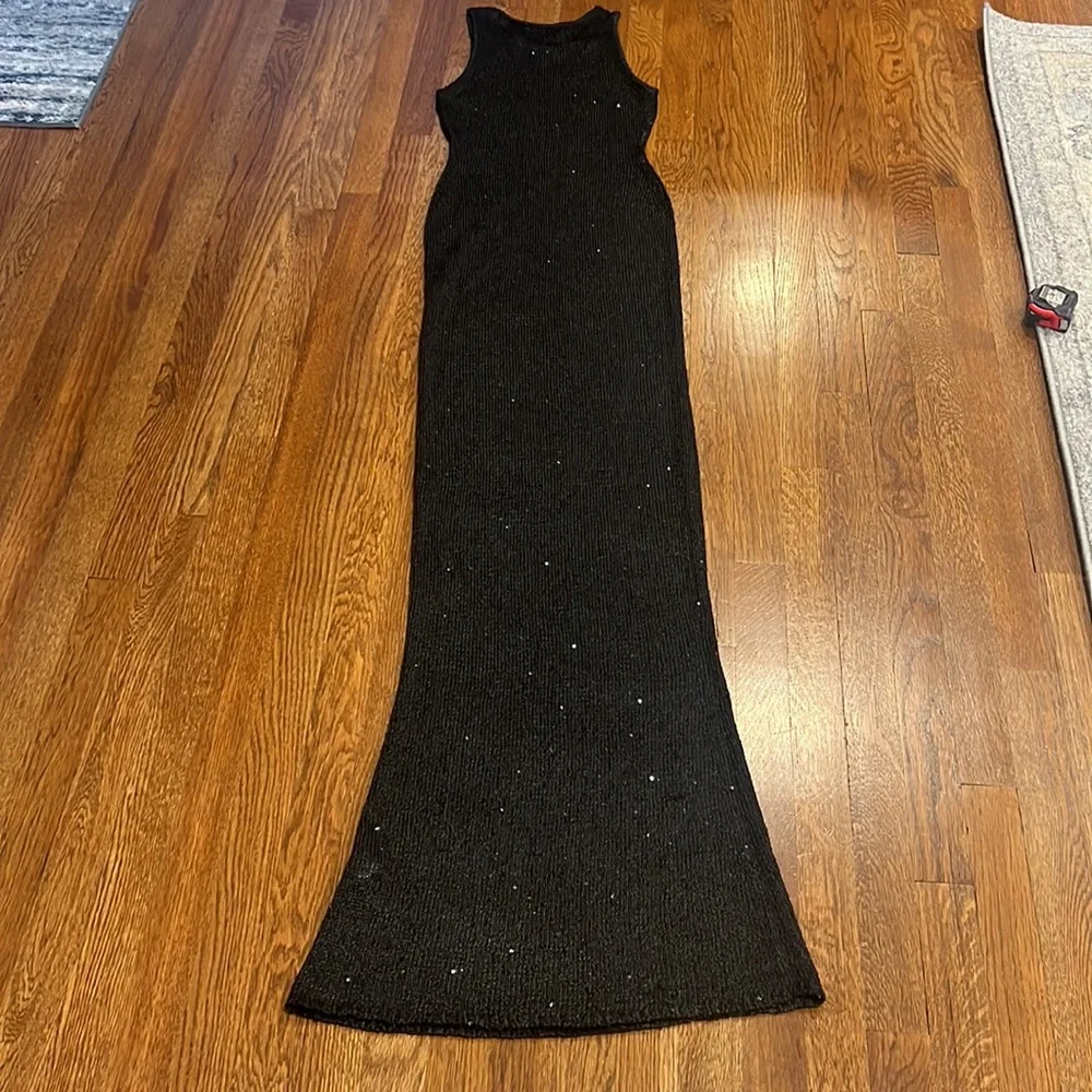 ASTA RESORT Elegant Black Maxi Dress - Picture 10 of 11